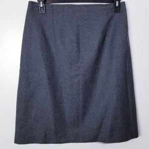 Vintage School Girl Skirt Hand Sewn Grey Skirt